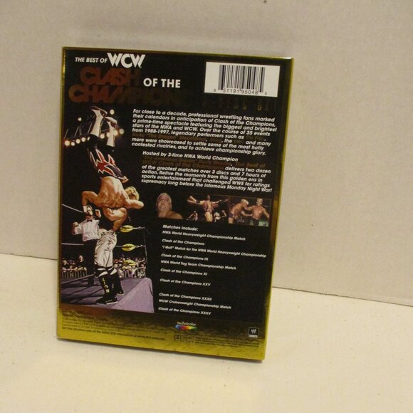 WCW Best Clash Champions Graphic Smack Down Wrestling 3 Disc Set - Picture 2 of 6